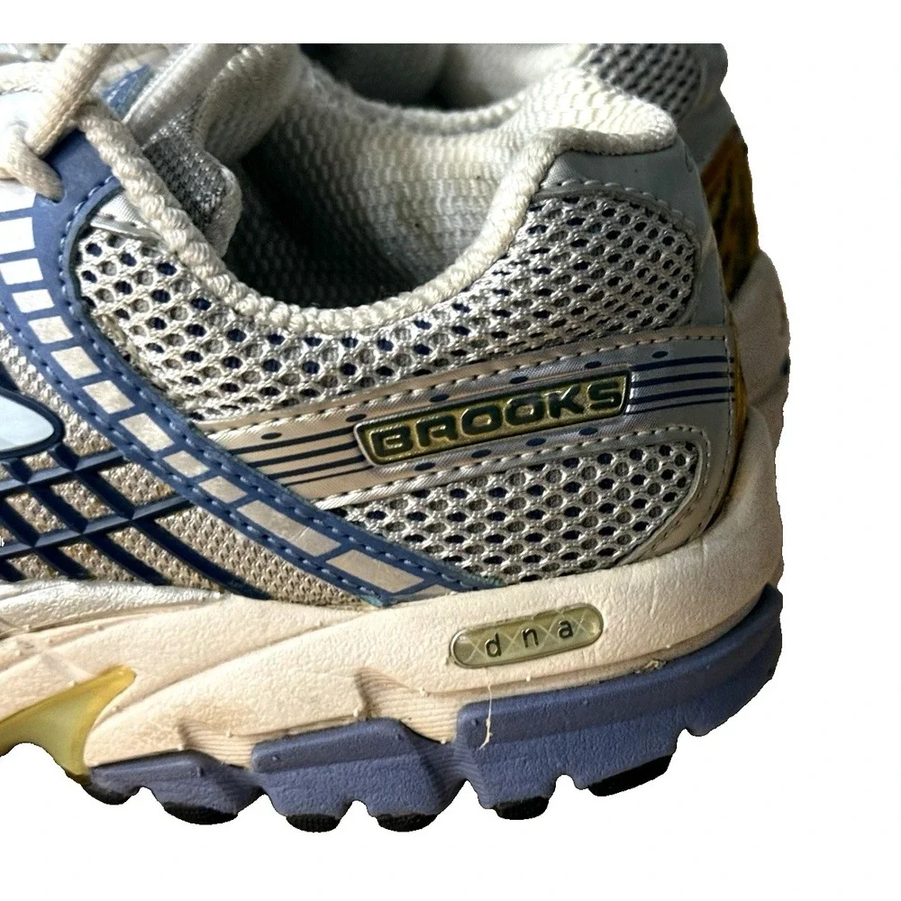 Brooks‎ GLYCERIN 7 Run Shoes 1200511B442 Women's Size 7.5 Turquoise White Blue